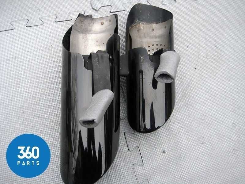 Genuine Lamborghini Huracan Lp610 RH Shiny Black Exhaust Finisher Pipe Tips 4T0253698B