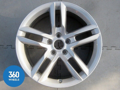 Genuine Audi 18" Silver 5 10 Double Spoke 8.5J Alloy Wheel 8T0601025CC