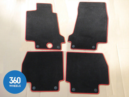 Genuine Maserati Granturismo GT MC Stradale Floor Carpet LHD Mats Black Red