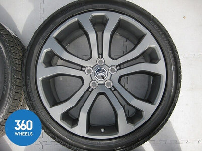 Genuine Range Rover Sport 22" Style 514 Grey Alloy Wheels Tyre Set with TPMS