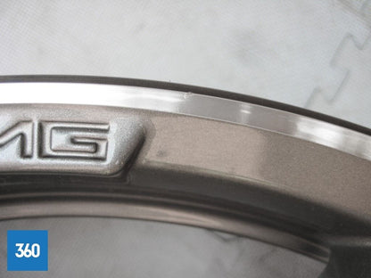 Genuine Mercedes C63 19" 5 Double Spoke Amg Rear Alloy Wheel A2054012000