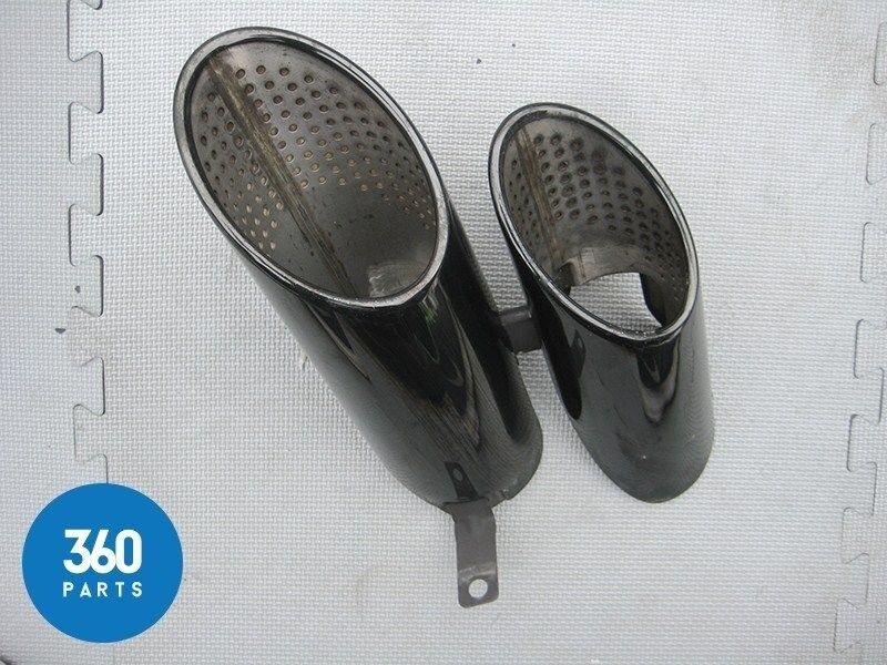 Genuine Lamborghini Huracan Lp610 RH Shiny Black Exhaust Finisher Pipe Tips 4T0253698B