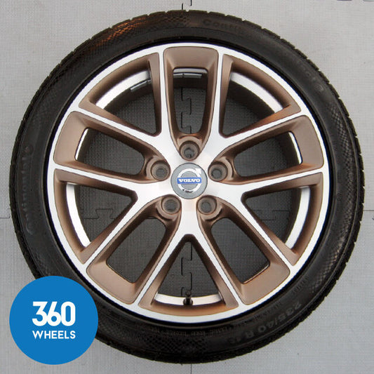 Genuine Volvo 18" S60 5 Double Spoke Modin Alloy Wheel Conti Tyre 9487105