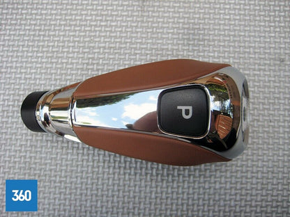 Genuine Bentley Bentayga Newmarket Tan Interior Gear Knob Shifter 36C711118CW09