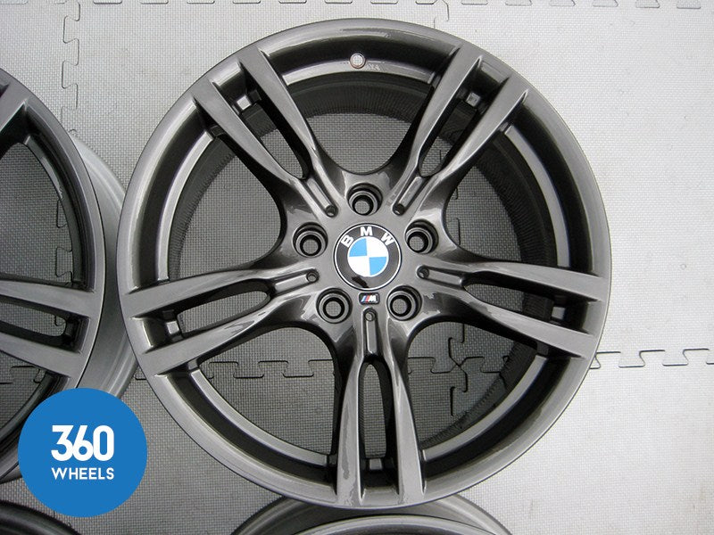 Genuine Bmw 3 4 Series 18 400 M 5 Double Spoke Sport Ferric Grey Alloy Wheels