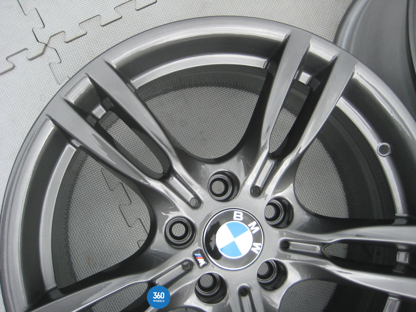 Genuine Bmw 3 4 Series 18 400 M 5 Double Spoke Sport Ferric Grey Alloy Wheels