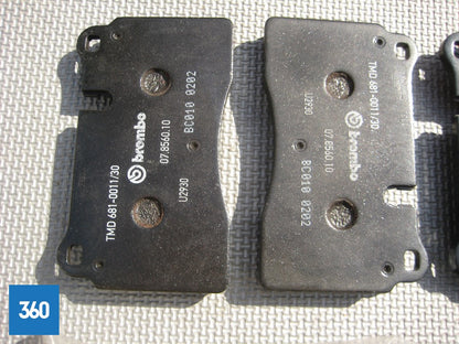Genuine Maserati Granturismo MC Stradale Rear Brake Pad Kit 980145360 980145405