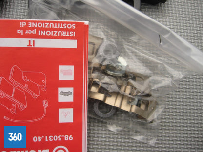 Genuine Ferrari La Ferrari LAF Brembo Rear Brake Pad Set Kit 70003190