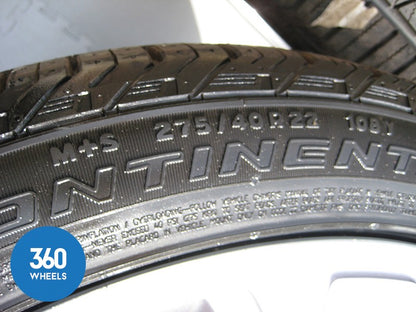 Genuine Range Rover 22" Style 601 Alloy Wheels Continental Tyres LR037747