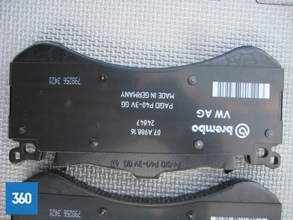 Genuine Lamborghini Aventador Countach Sian S SVJ Brembo CCB Front Brake Pads 470698151