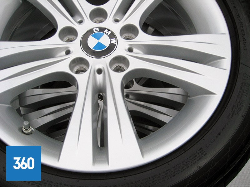 Genuine BMW 3 4 Series 17" 392 5 Double Spoke Alloy Wheels Set Continetal Tyres 36116796239