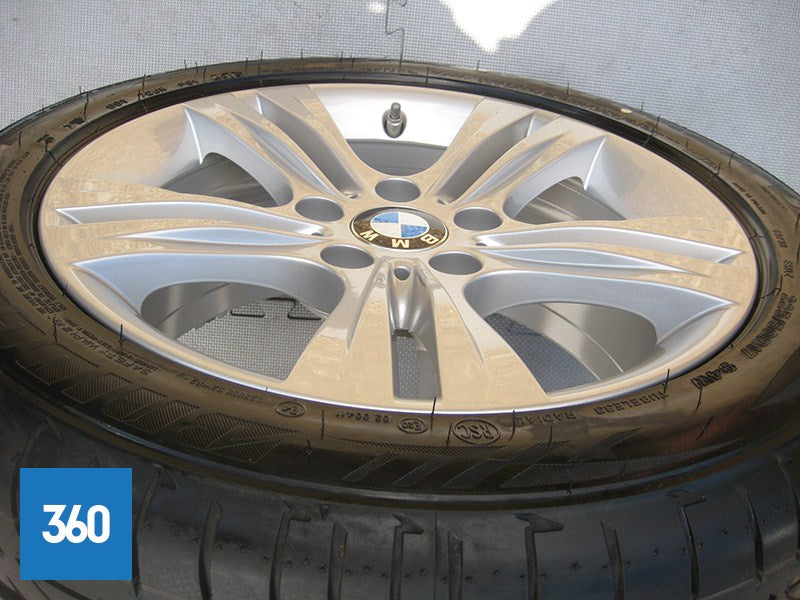 Genuine BMW 3 4 Series 17" 392 5 Double Spoke Alloy Wheels Set Bridgestone Tyres 36116796239