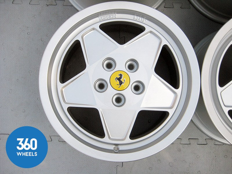 Genuine Ferrari Testarossa 16" Alloy Wheel Set 5 Bolt 134685 138051