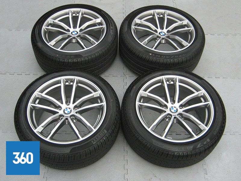 Genuine BMW 5 Series G30 G31 18 662 M Sport 5 Double Spoke Alloy Wheel ...