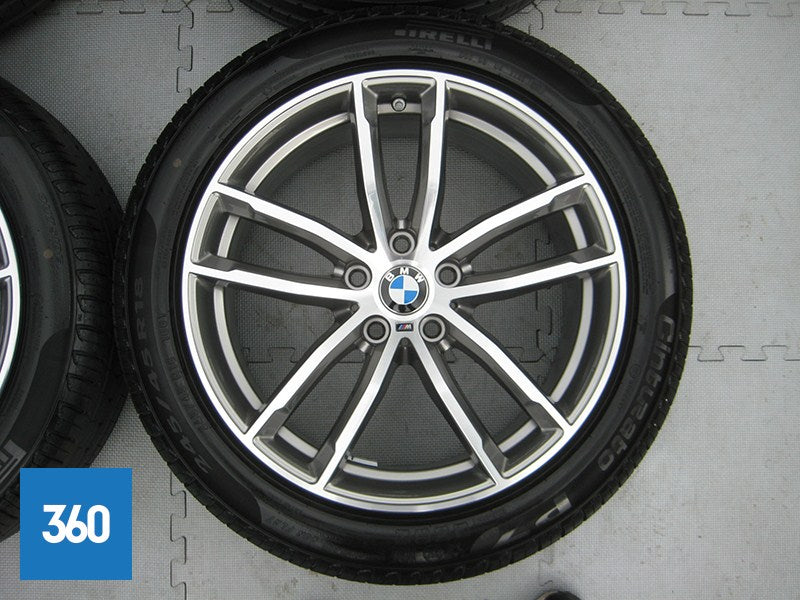 Genuine BMW 5 Series G30 G31 18 662 M Sport 5 Double Spoke Alloy Wheels Tyres