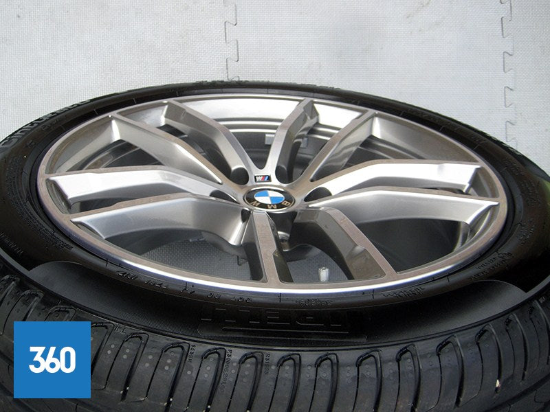 Genuine BMW 5 Series G30 G31 18 662 M Sport 5 Double Spoke Alloy Wheel ...