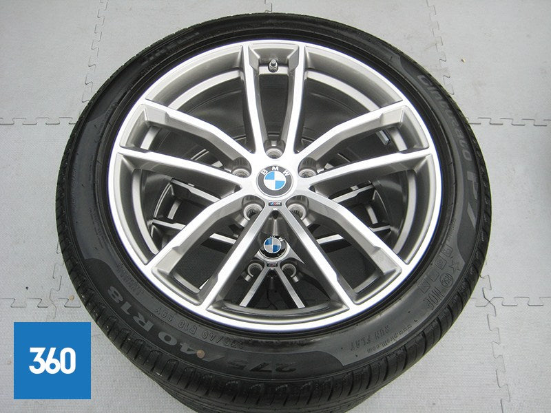 Genuine BMW 5 Series G30 G31 18 662 M Sport 5 Double Spoke Alloy Wheels Tyres