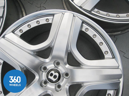 Genuine Bentley Continental 21" Mulliner 2 Piece Alloy Wheel Set 3W0601025DA