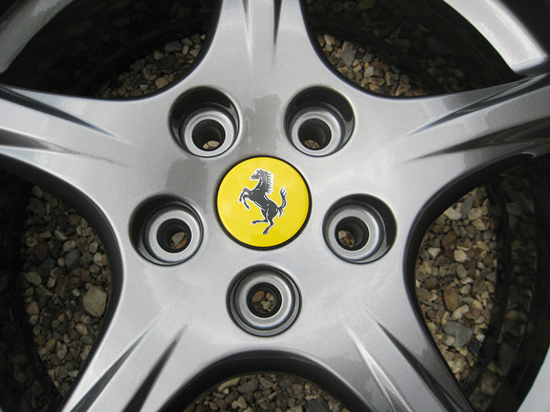 Genuine Ferrari 612 Scaglietti 18" / 19" 5 Spoke Grey Gunmetal Alloy Wheel Set