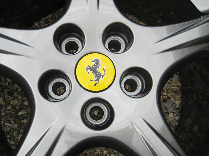 Genuine Ferrari 612 Scaglietti 18" / 19" 5 Spoke Grey Gunmetal Alloy Wheel Set