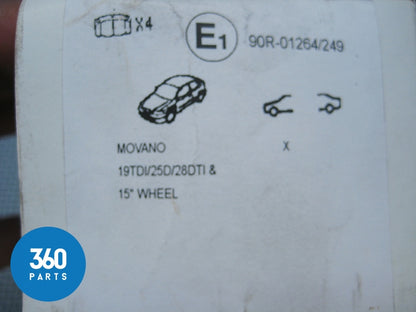 Genuine Opel Vauxhall GM Movano Renault Master Front Brake Pads Set 93173155 9112777