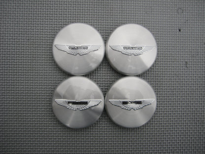 Genuine Aston Martin Grey with Green Logo Centre Caps HY53-1A096-DA