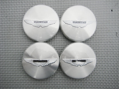Genuine Aston Martin Grey with Green Logo Centre Caps HY53-1A096-DA