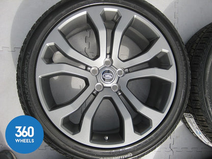 Genuine Range Rover Sport 22" Style 514 Grey Alloy Wheels Tyre Set with TPMS