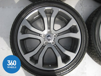 Genuine Range Rover Sport 22" Style 514 Grey Alloy Wheels Tyre Set with TPMS