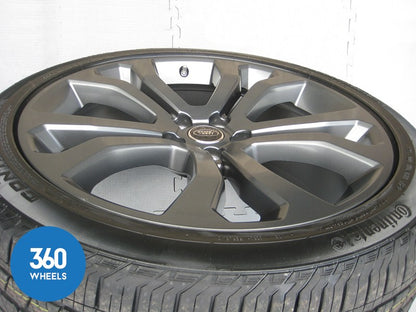 Genuine Range Rover Sport 22" Style 514 Grey Alloy Wheels Tyre Set with TPMS