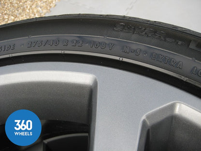 Genuine Range Rover Sport 22" Style 514 Grey Alloy Wheels Tyre Set with TPMS