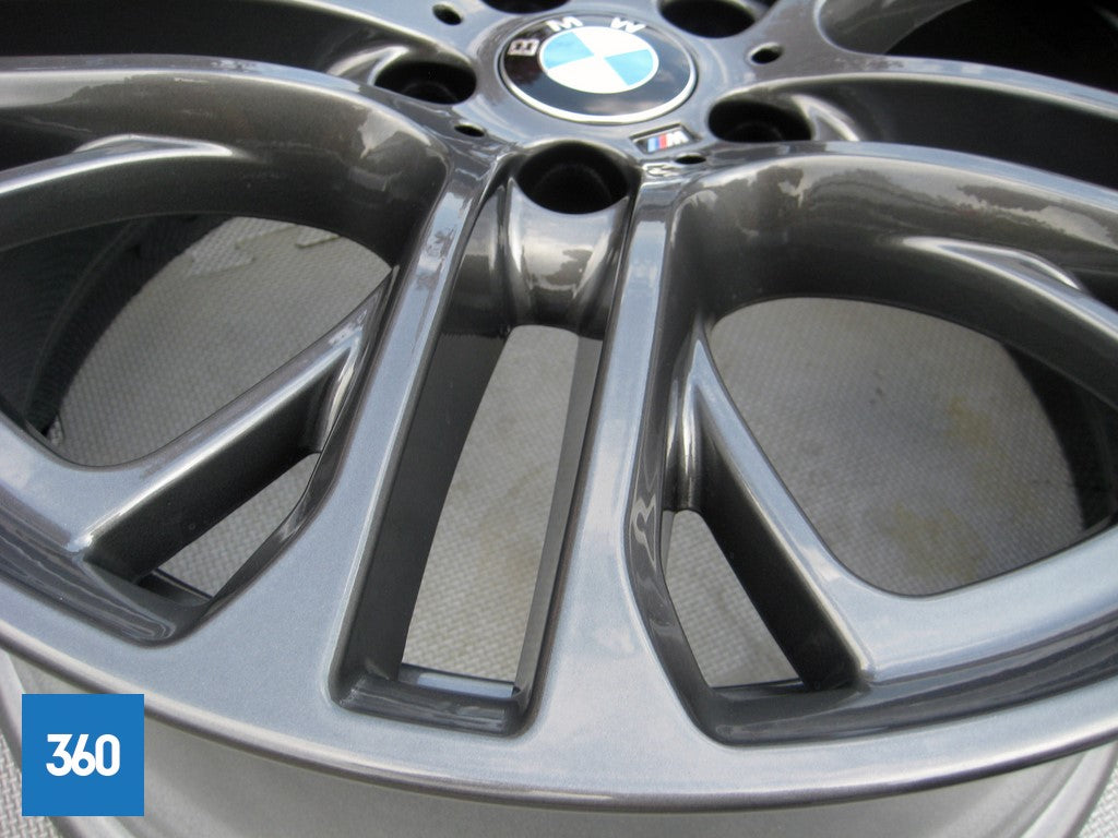 Genuine BMW 20" X3 X4 310 M Sport Double Spoke Ferric Grey Alloy Wheel Set F25 F26