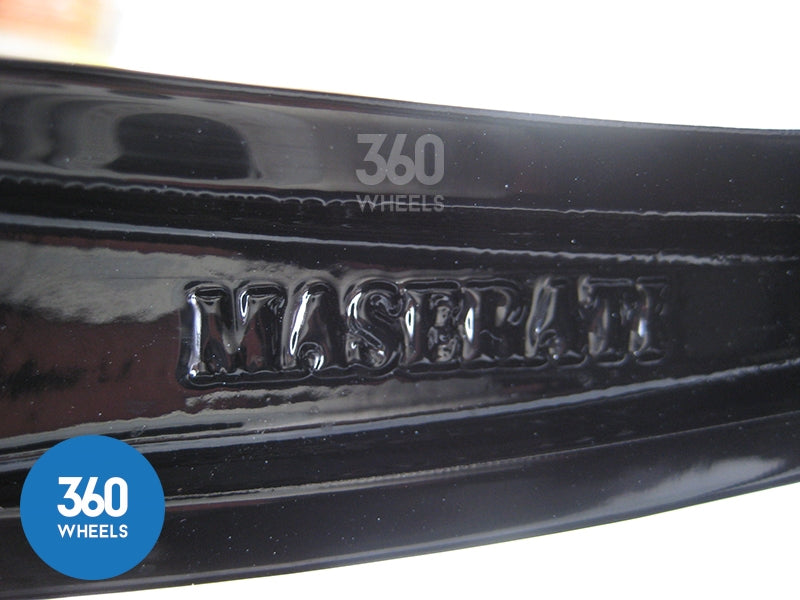Genuine Maserati 20" Trident Gloss Black Alloy Wheel Set 82126803 82126801