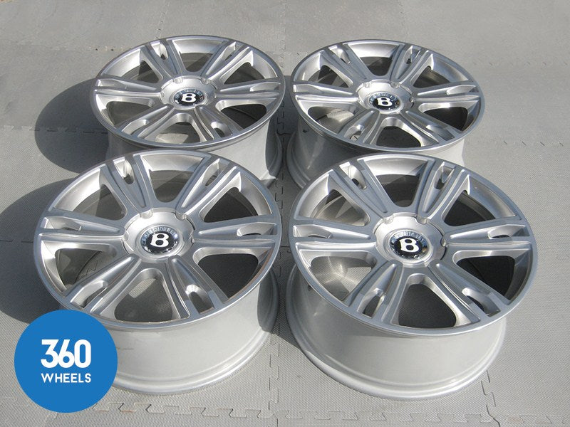 Genuine Bentley Continental GT GTC Flying Spur 21" 6 Twin Spoke Alloy Wheels 3W0601025CE