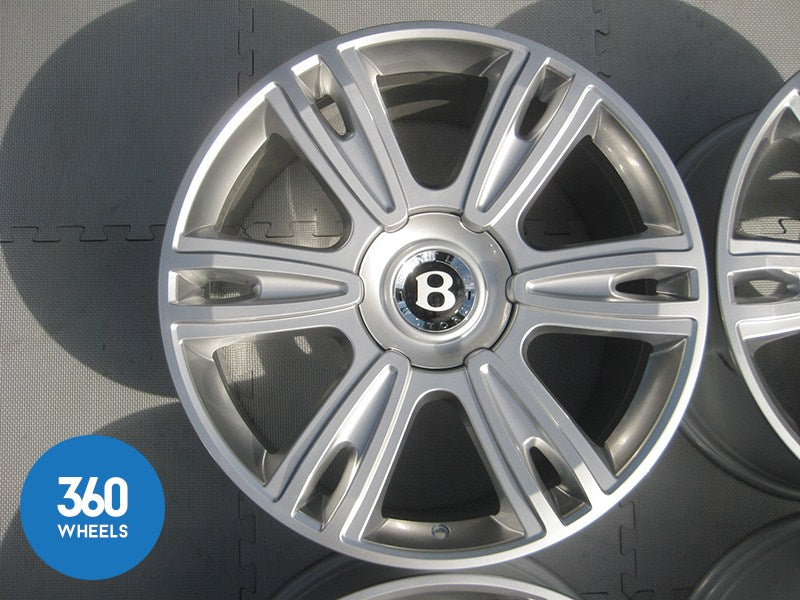 Genuine Bentley Continental GT GTC Flying Spur 21" 6 Twin Spoke Alloy Wheels 3W0601025CE