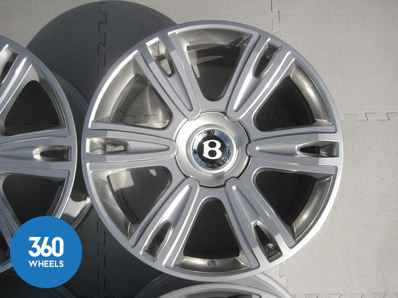 Genuine Bentley Continental GT GTC Flying Spur 21" 6 Twin Spoke Alloy Wheels 3W0601025CE