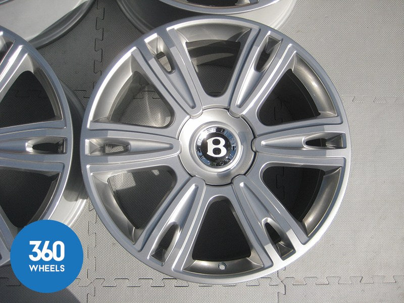 Genuine Bentley Continental GT GTC Flying Spur 21" 6 Twin Spoke Alloy Wheels 3W0601025CE