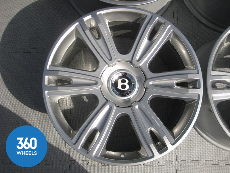 Genuine Bentley Continental GT GTC Flying Spur 21" 6 Twin Spoke Alloy Wheels 3W0601025CE