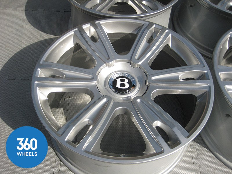 Genuine Bentley Continental GT GTC Flying Spur 21" 6 Twin Spoke Alloy Wheels 3W0601025CE