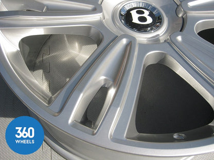 Genuine Bentley Continental GT GTC Flying Spur 21" 6 Twin Spoke Alloy Wheels 3W0601025CE