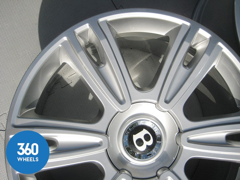 Genuine Bentley Continental GT GTC Flying Spur 21" 6 Twin Spoke Alloy Wheels 3W0601025CE