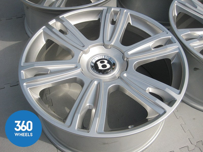 Genuine Bentley Continental GT GTC Flying Spur 21" 6 Twin Spoke Alloy Wheels 3W0601025CE