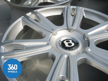 Genuine Bentley Continental GT GTC Flying Spur 21" 6 Twin Spoke Alloy Wheels 3W0601025CE