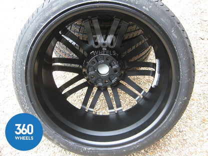 Genuine Bentley 21" Speed 10 Spoke Black Alloy Wheels  with Pirelli P Zero Tyres 3W0601025DN
