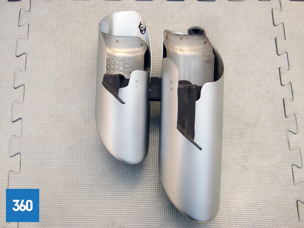 Genuine Lamborghini Huracan Accessory RH OS Matt Silver Exhaust Tip 4T253697D