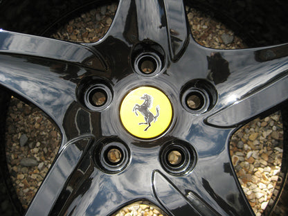 Genuine Ferrari FF 20" 5 Twist Spoke Black Alloy Wheels 260697 274882 273270