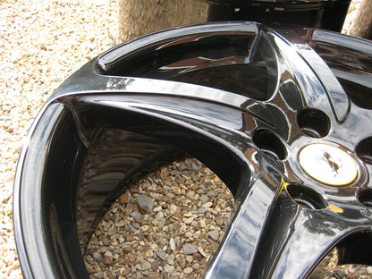 Genuine Ferrari FF 20" 5 Twist Spoke Black Alloy Wheels 260697 274882 273270