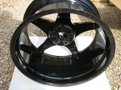 Genuine Ferrari FF 20" 5 Twist Spoke Black Alloy Wheels 260697 274882 273270