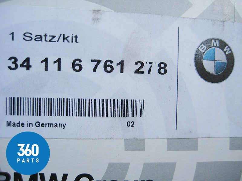 Genuine BMW 5 Series E39 Saloon Estate Front Brake Pad Set Kit 34116761278