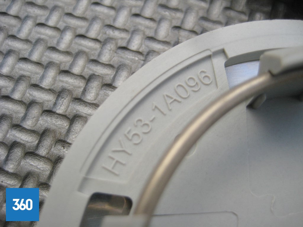 Genuine Aston Martin Grey with Green Logo Centre Caps HY53-1A096-DA